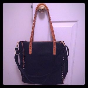 Black and Brown Tote